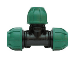TEE POLIDUCTO COMPRESION CONNECTO 1 1/4"
