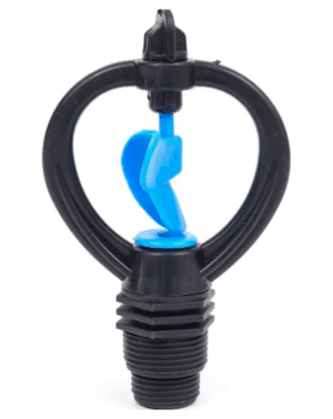 ASPERSOR IMPELLER MARIPOSA 1/2" O 3/4" 360° BOQUILLA AZUL