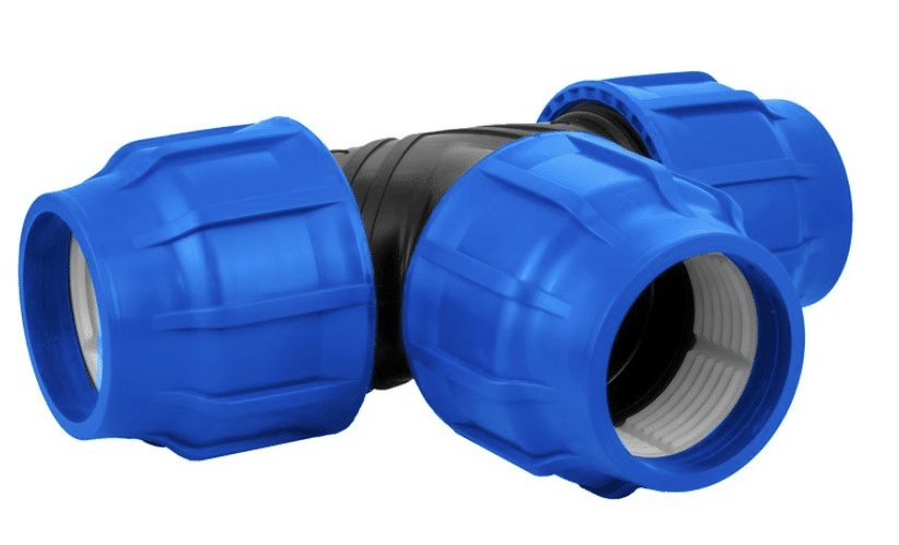 TEE POLIDUCTO COMPRESION TIPO CONNECTO 1" 1 QX124 TEE POLIDUCTO COMPRESION
