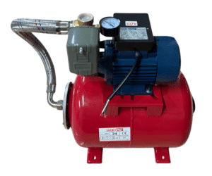 TANQUE HIDRONEUMAICO 24CL CON BOMBA 1HP ARMADO