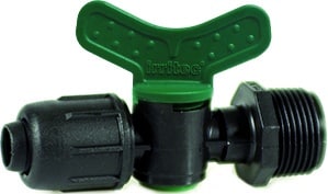 VALVULA COMPACTA MACHO POLIDUCTO ACOPLE RAPIDO 16MM X 1/2"