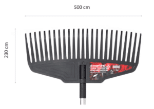 DIM.5705 RASTRILLO PARA HOJAS 50CM CON PALO