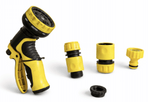 KIT CABEZA REGADERA PARA MANGUERA DE JARDIN